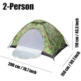 HARDLAND 2 Person Waterproof Camouflage Tents
